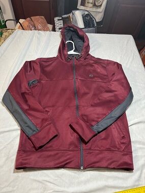 Russell Athletic Men's Maroon Full-Zip Hoodie Jacket size m-44